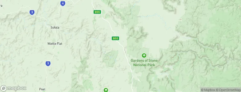 Capertee, Australia Map