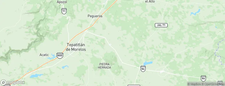 Capilla de Guadalupe, Mexico Map