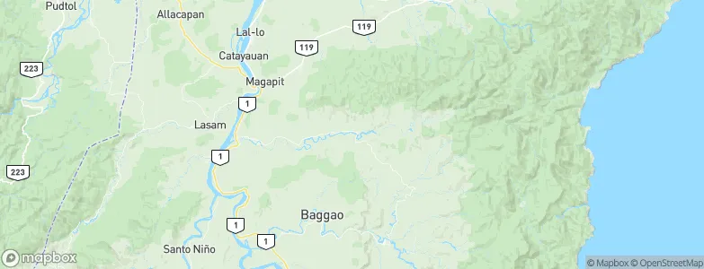 Capissayan Sur, Philippines Map