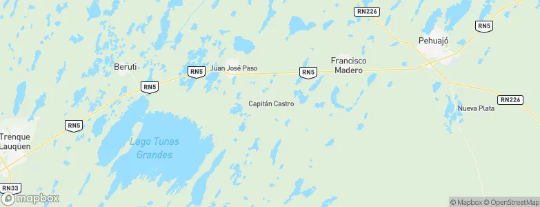 Capitán Castro, Argentina Map
