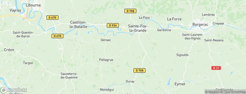Caplong, France Map