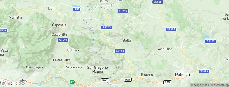 Capodigiano, Italy Map