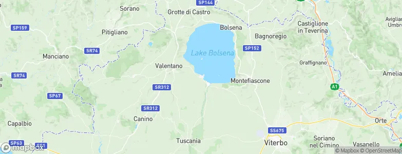 Capodimonte, Italy Map