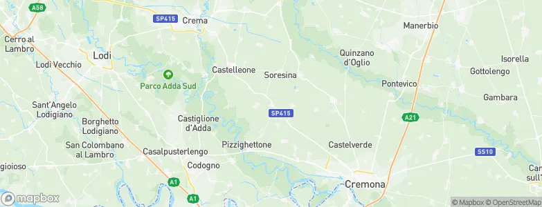 Cappella Cantone, Italy Map