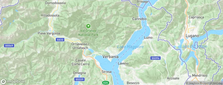 Caprezzo, Italy Map