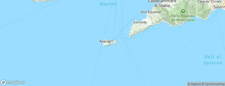 Capri, Italy Map