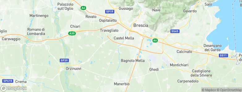 Capriano del Colle, Italy Map