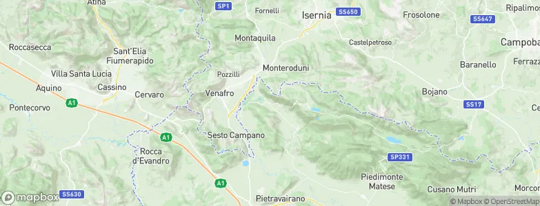 Capriati a Volturno, Italy Map