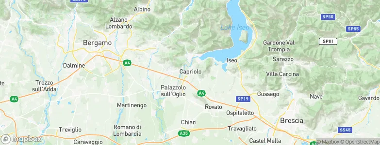 Capriolo, Italy Map