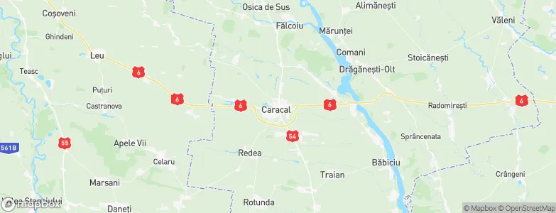 Caracal, Romania Map