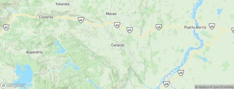 Caracolí, Colombia Map