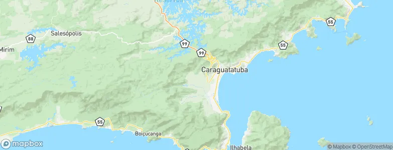 Caraguatatuba, Brazil Map
