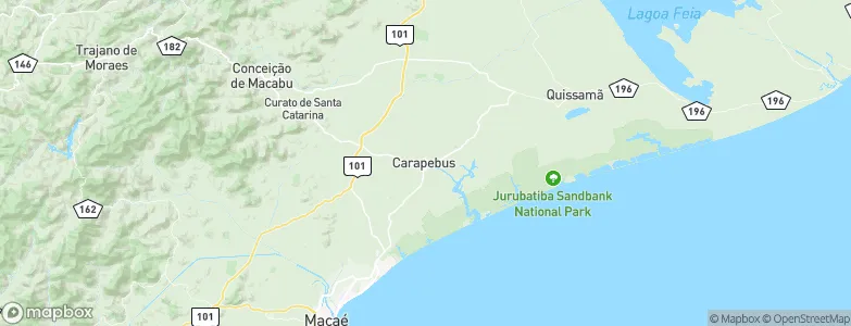 Carapebus, Brazil Map