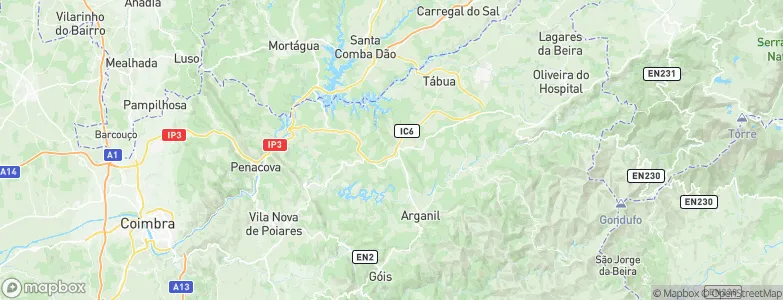 Carapinha, Portugal Map
