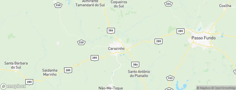 Carazinho, Brazil Map