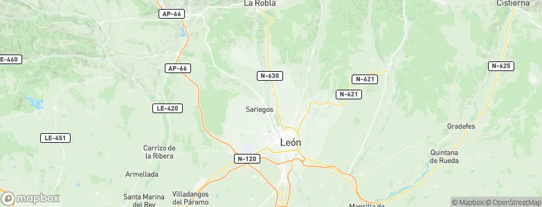 Carbajal de la Legua, Spain Map