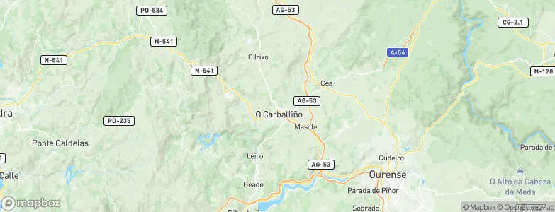 Carballiño, O, Spain Map
