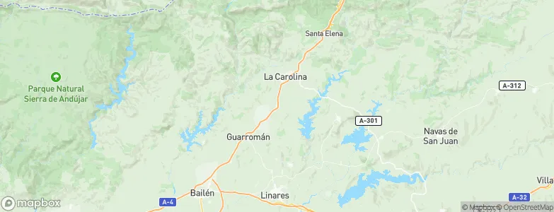 Carboneros, Spain Map