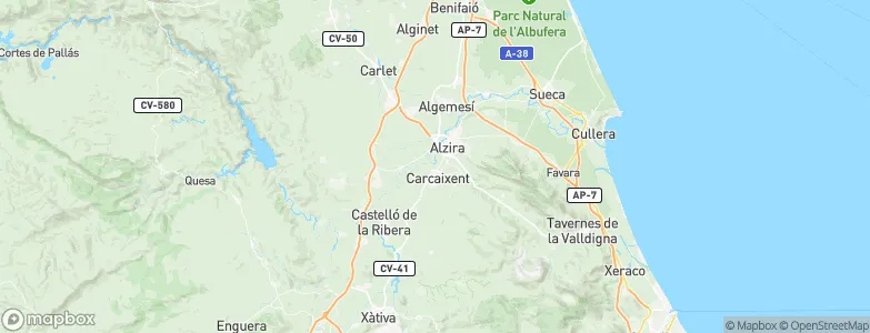 Carcaixent, Spain Map