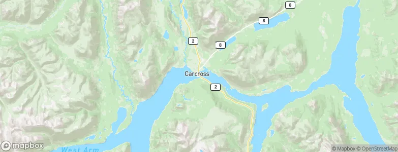 Carcross, Canada Map