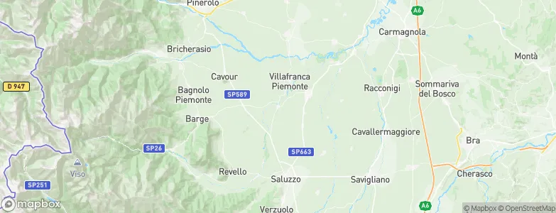 Cardè, Italy Map