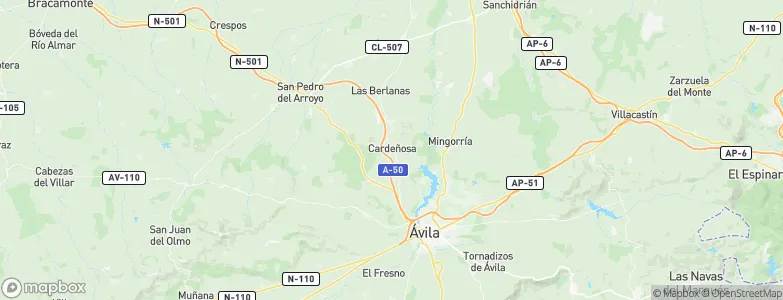 Cardeñosa, Spain Map