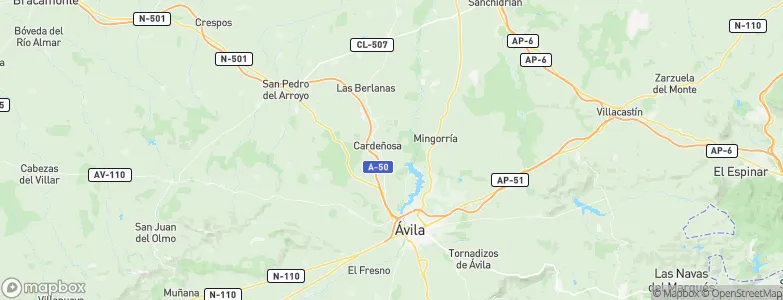Cardeñosa, Spain Map