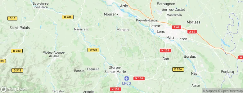 Cardesse, France Map
