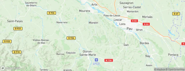 Cardesse, France Map