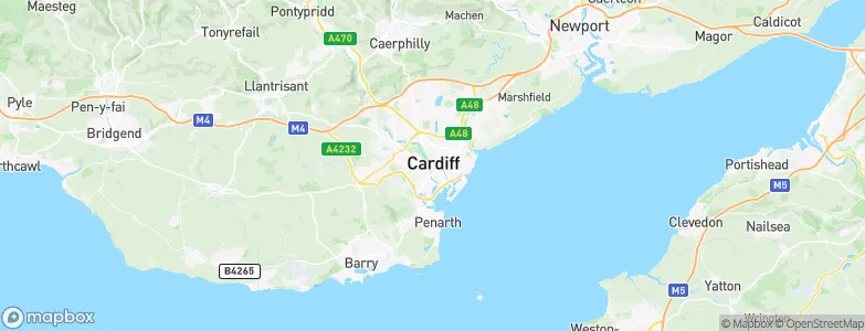 Cardiff, United Kingdom Map