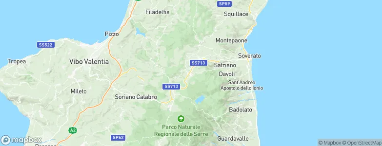 Cardinale, Italy Map
