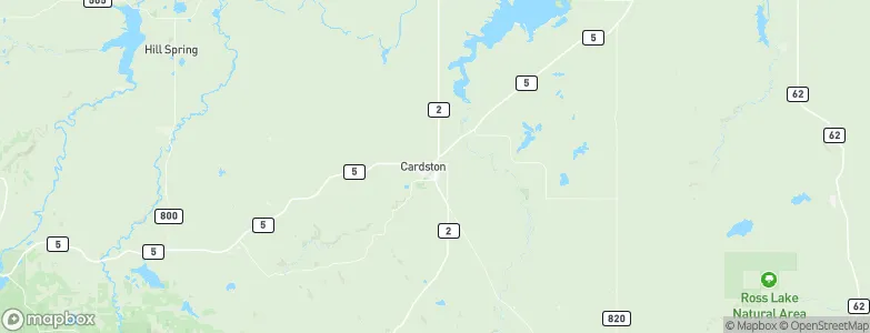 Cardston, Canada Map