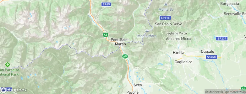 Carema, Italy Map