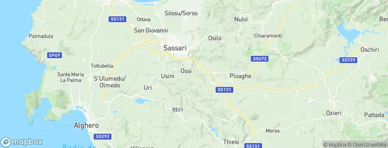 Cargeghe, Italy Map