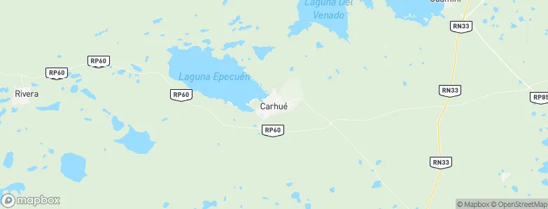 Carhué, Argentina Map