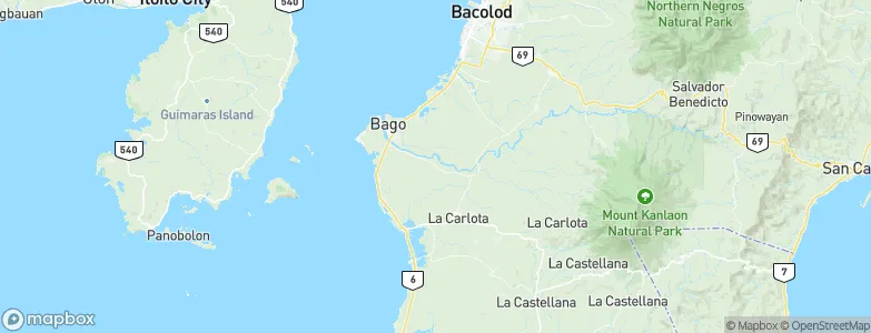 Caridad, Philippines Map