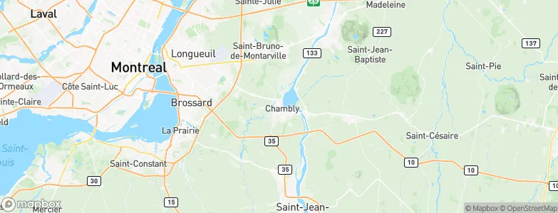 Carignan, Canada Map
