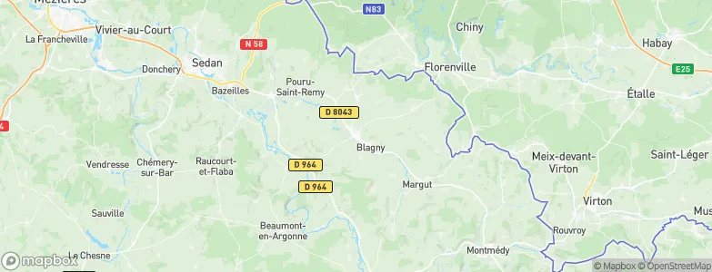 Carignan, France Map