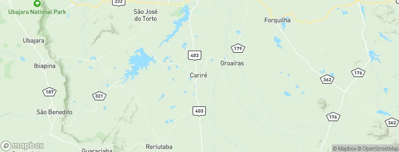 Cariré, Brazil Map
