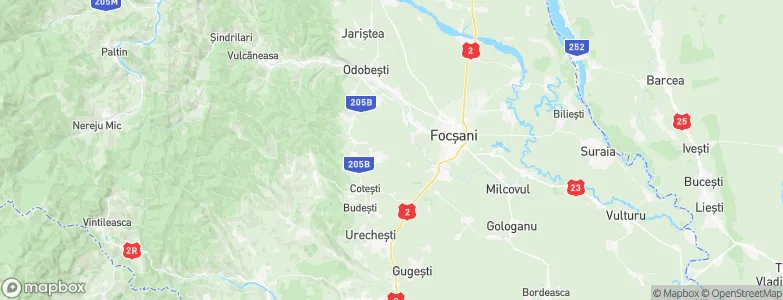 Cârligele, Romania Map