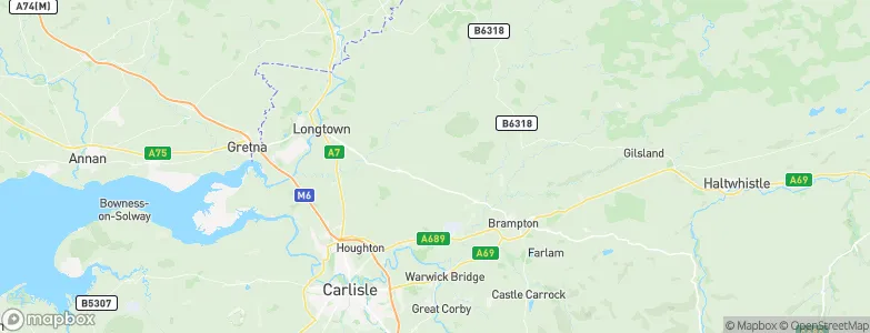 Carlisle District, United Kingdom Map