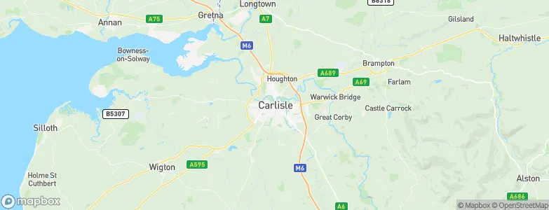 Carlisle, United Kingdom Map