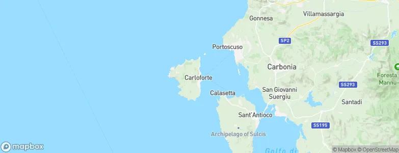 Carloforte, Italy Map