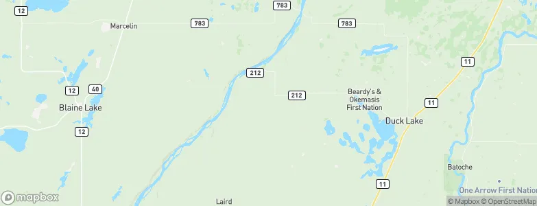 Carlton, Canada Map