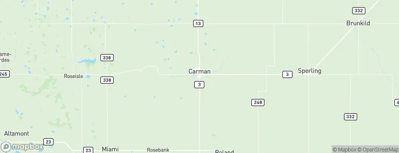 Carman, Canada Map