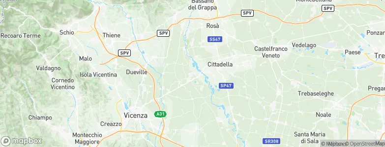 Carmignano di Brenta, Italy Map