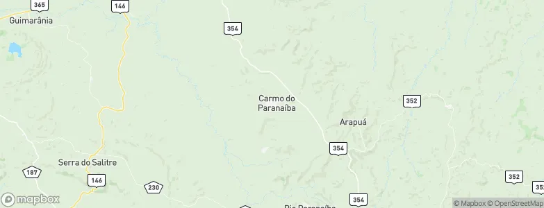 Carmo do Paranaíba, Brazil Map