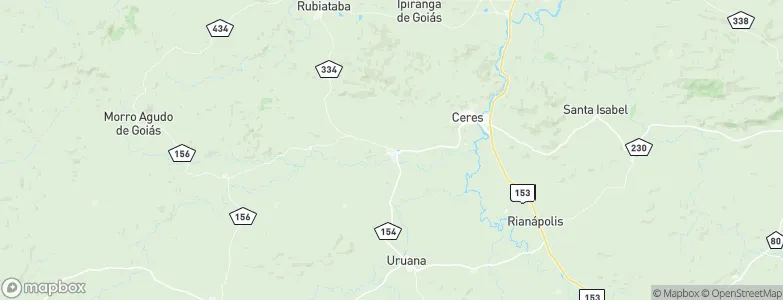 Carmo do Rio Verde, Brazil Map
