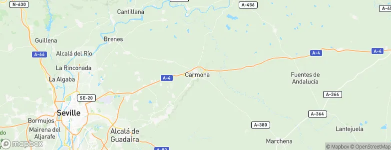Carmona, Spain Map