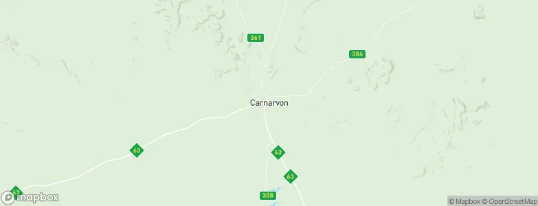 Carnarvon, South Africa Map